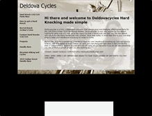 Tablet Screenshot of deldovacycles.com